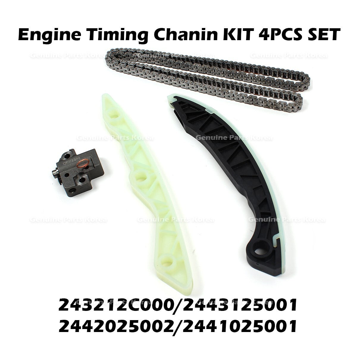 Genuine Engine Timing Chanin KIT 4PCS SET for Hyundai Genesis Coupe