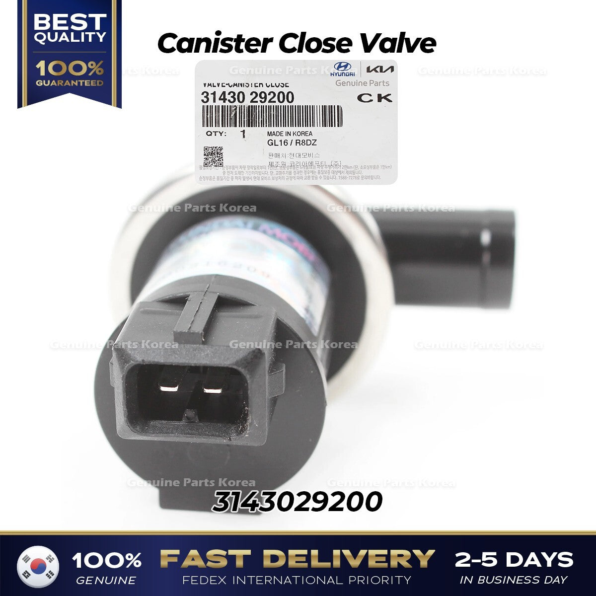 Genuine Canister Close Valve 3143029200 for Hyundai Accent Elantra Kia Optima