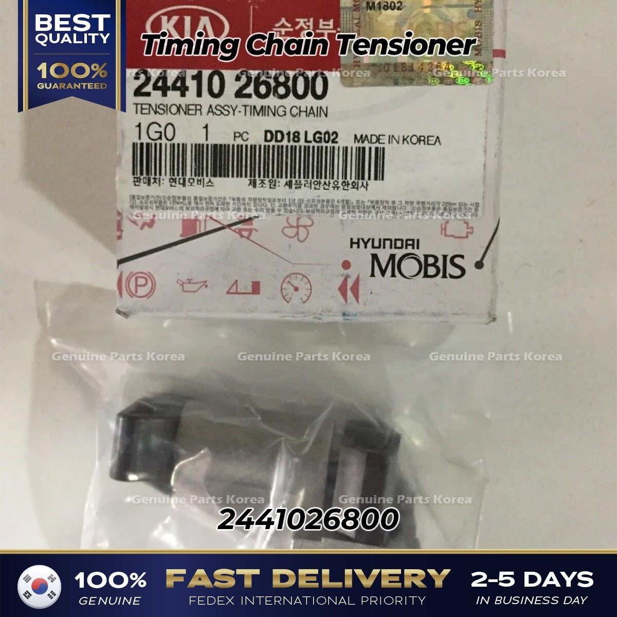 Genuine Timing Chain Tensioner 2441026800 for Hyundai Accent Kia Rio