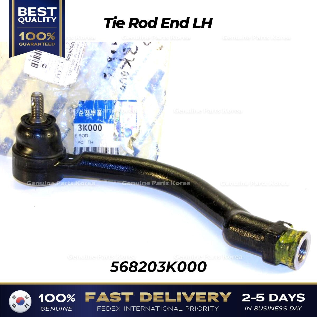 Genuine Tie Rod End LH 568203K000 for Hyundai Azera Sonata