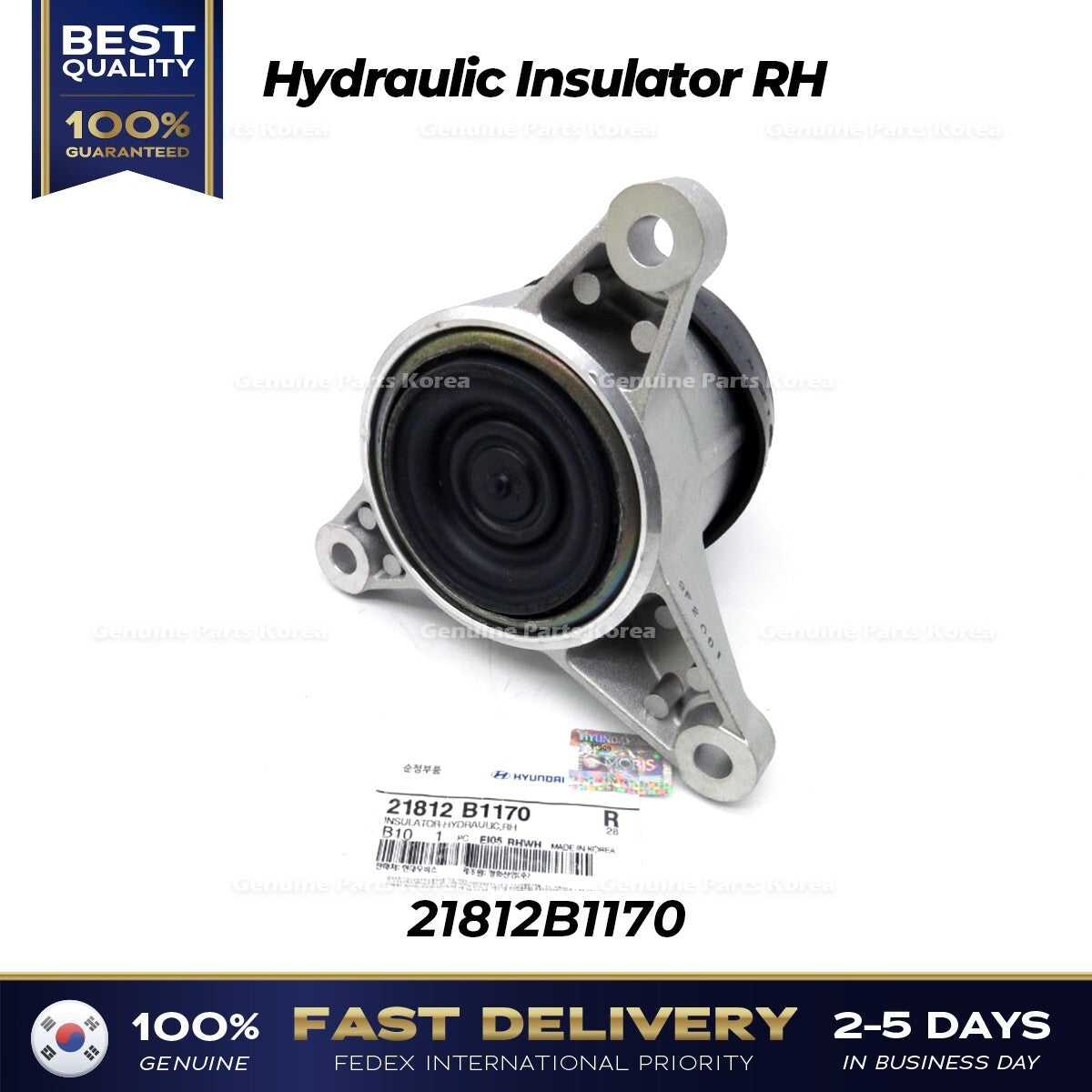 Genuine Hydraulic Insulator RH 21812B1170 for Hyundai Genesis G80