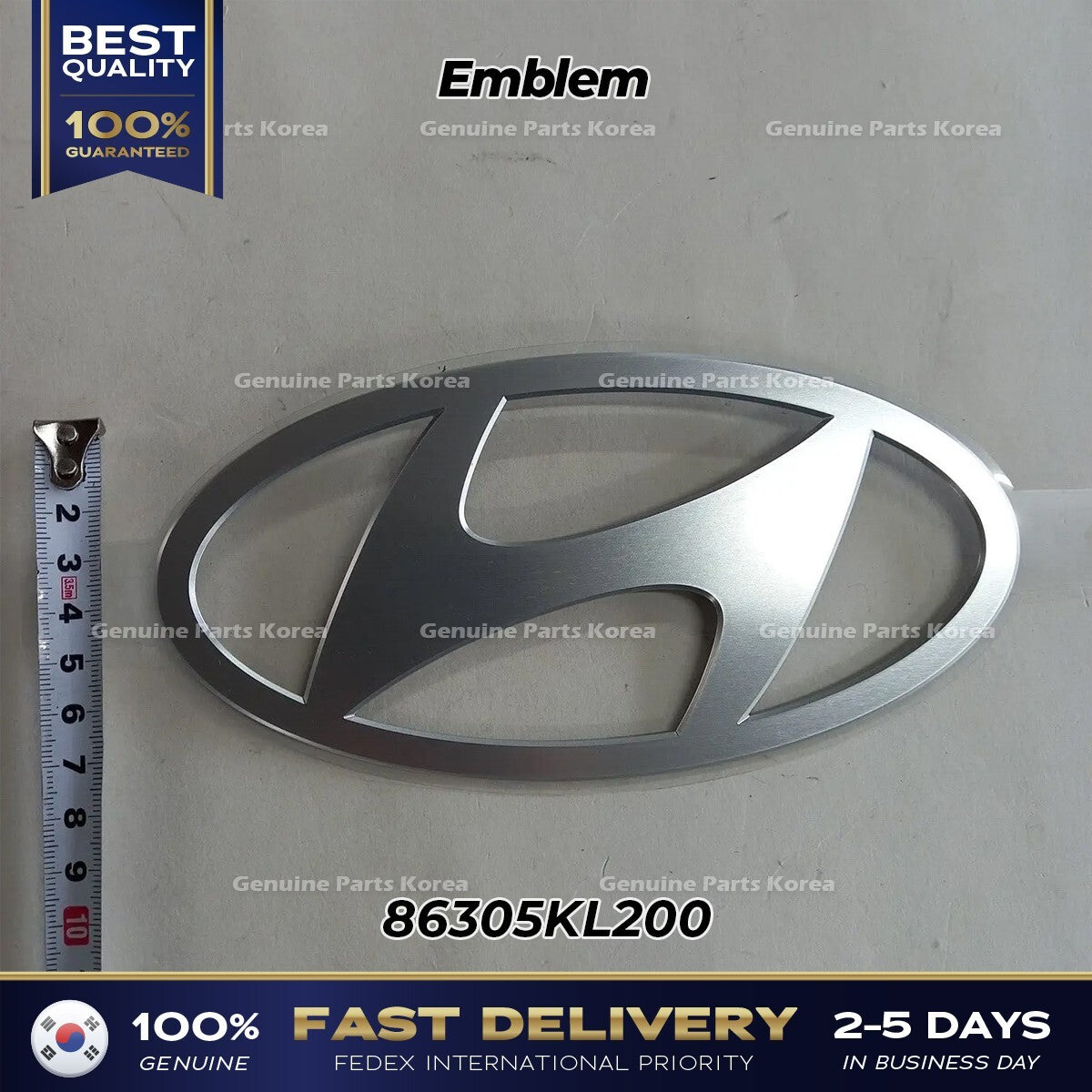Genuine Emblem 86305KL200 for Hyundai Ioniq6 Electric