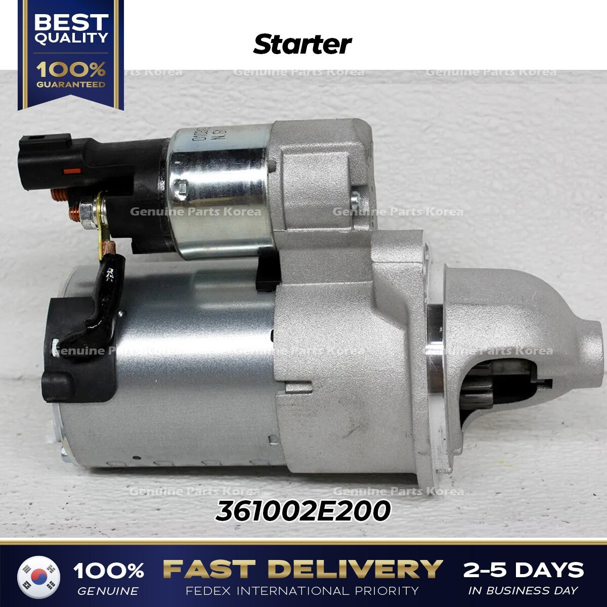 Genuine Starter 361002E200 for Hyundai Elantra Kona Tucson Veloster