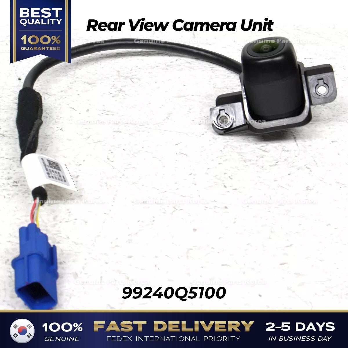 Genuine Rear View Camera Unit 99240Q5100 for Kia Seltos