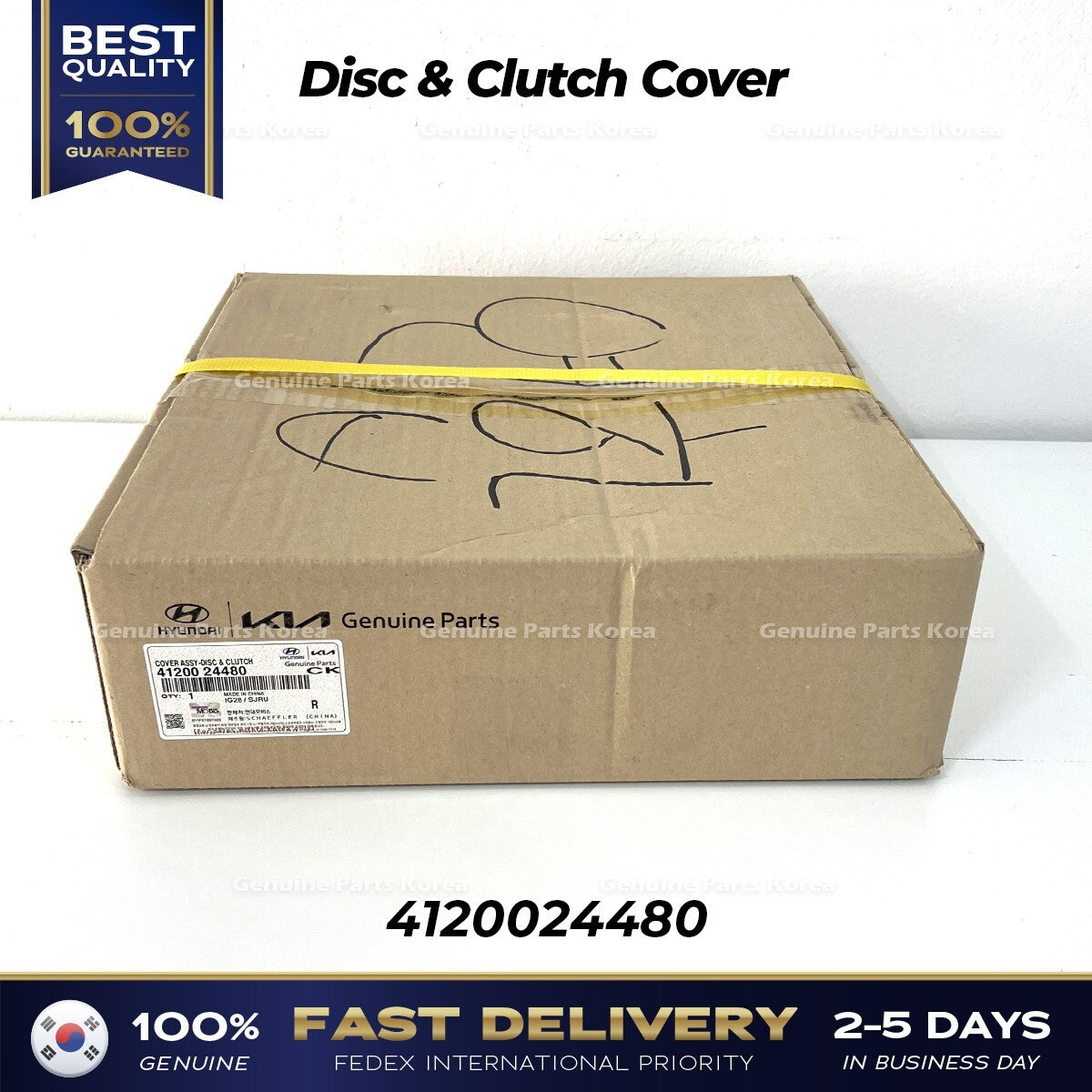 Genuine Disc & Clutch Cover 4120024480 for Hyundai Tuscon Kia Sportage