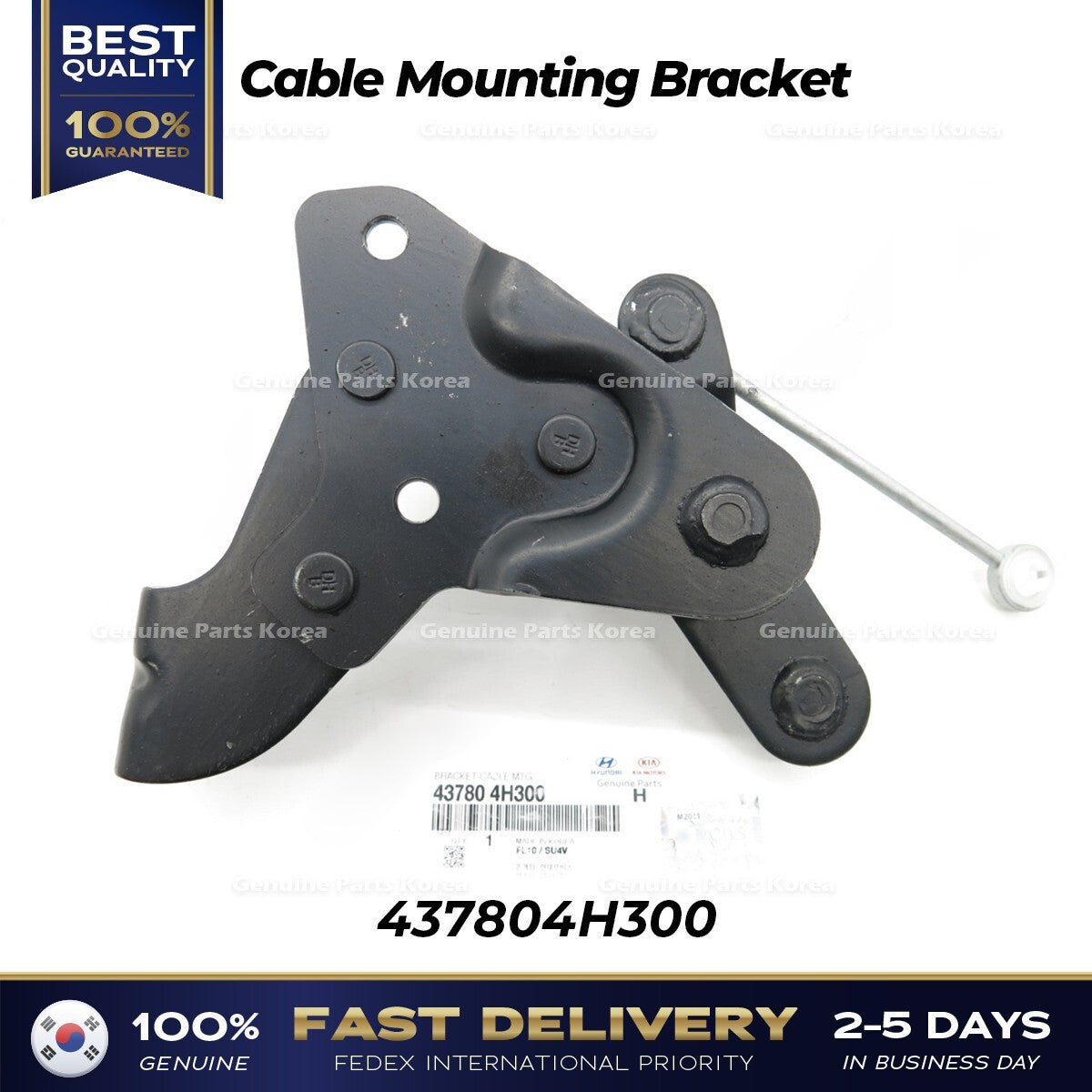 Genuine Cable Mounting Bracket 437804H300 for Hyundai Grand Starex