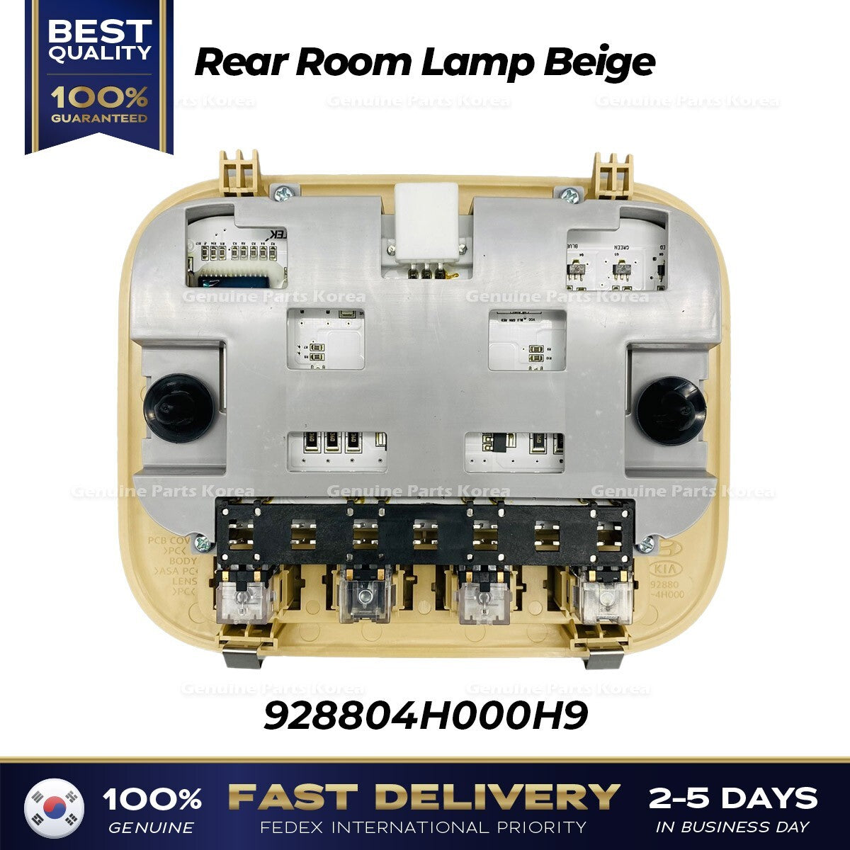 Genuine Rear Room Lamp Beige 928804H000H9 for Hyundai H1