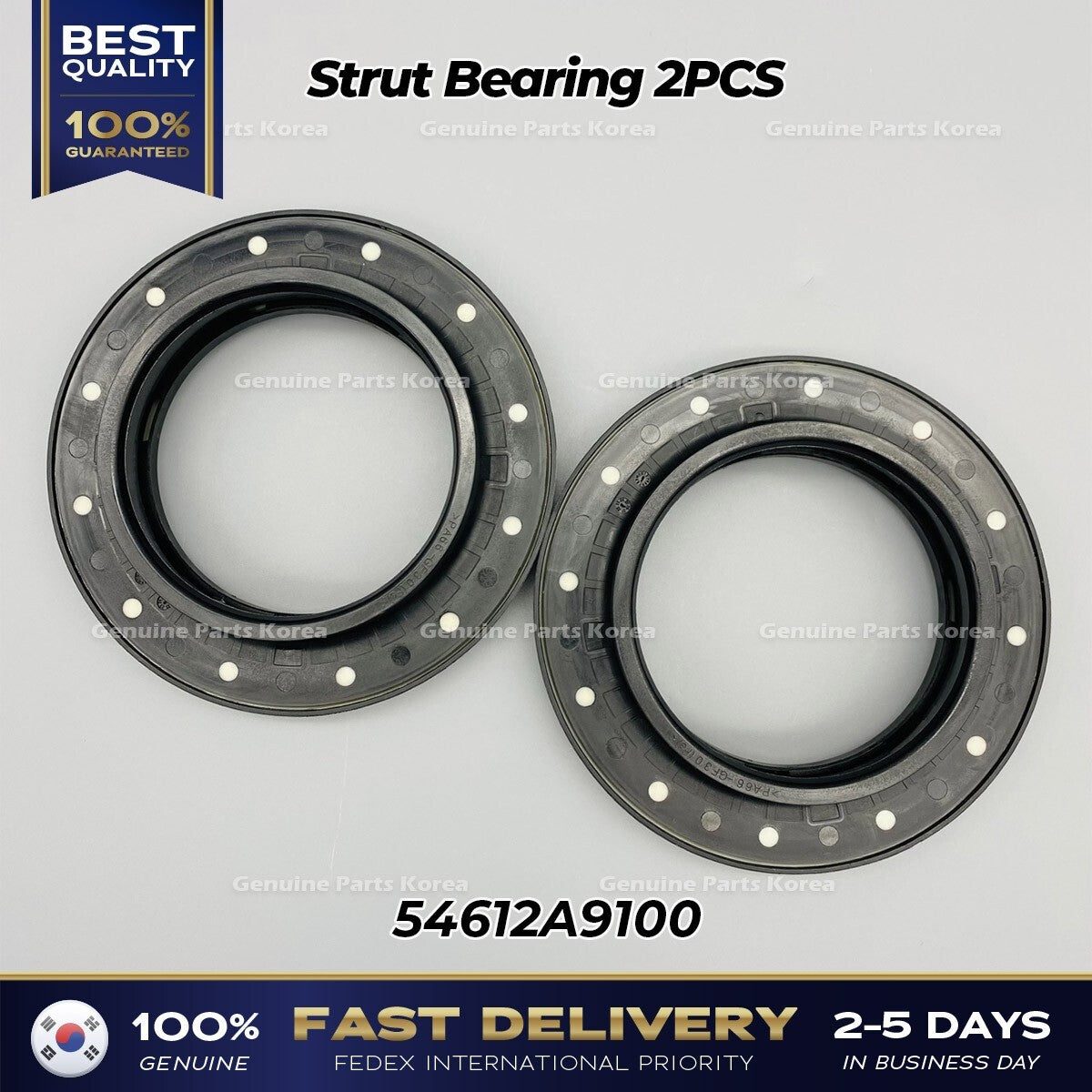 Genuine Strut Bearing 2PCS 54612A9100 for Kia Sedona