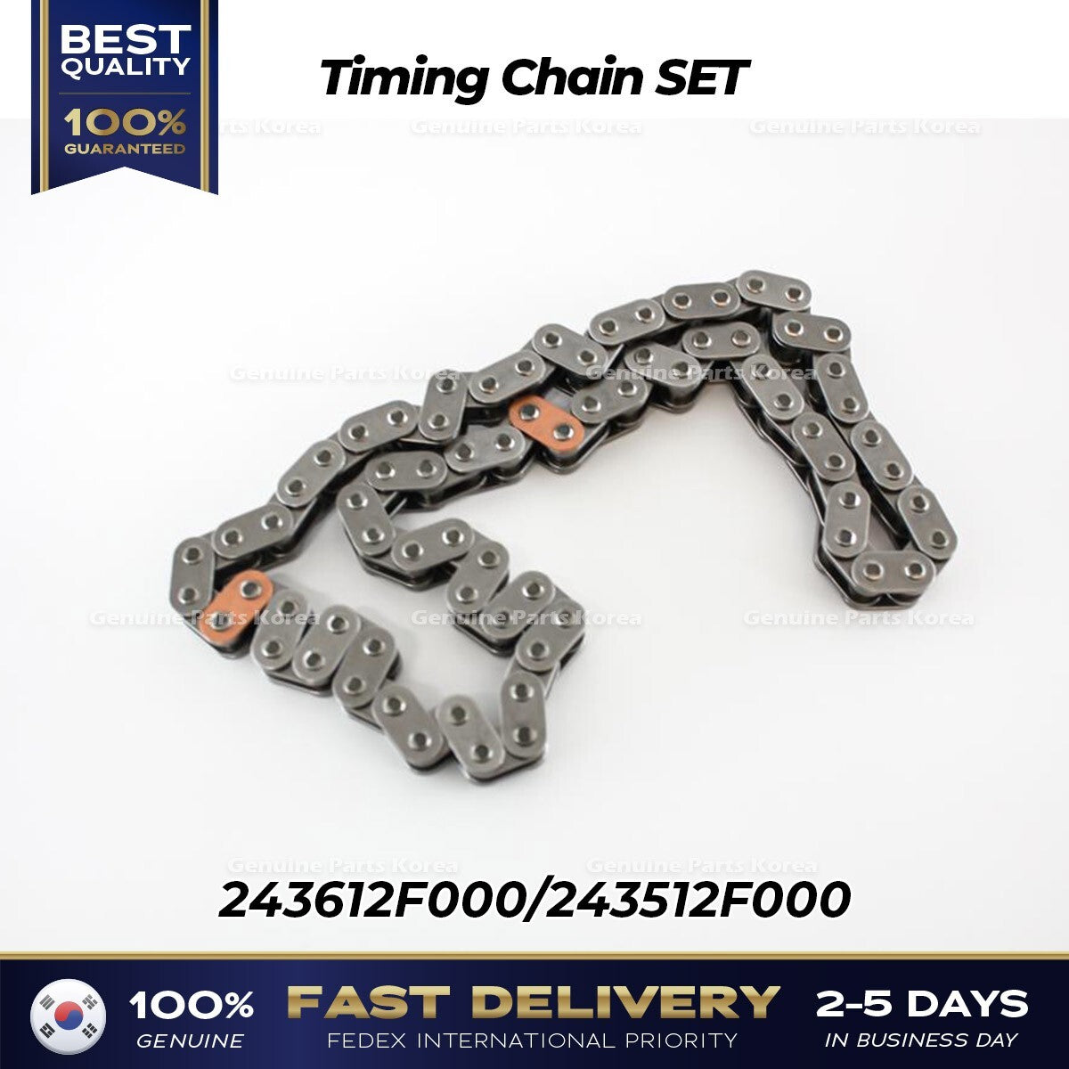 Genuine Timing Chain SET 243612F000 243512F000 for Hyundai Genesis Kia