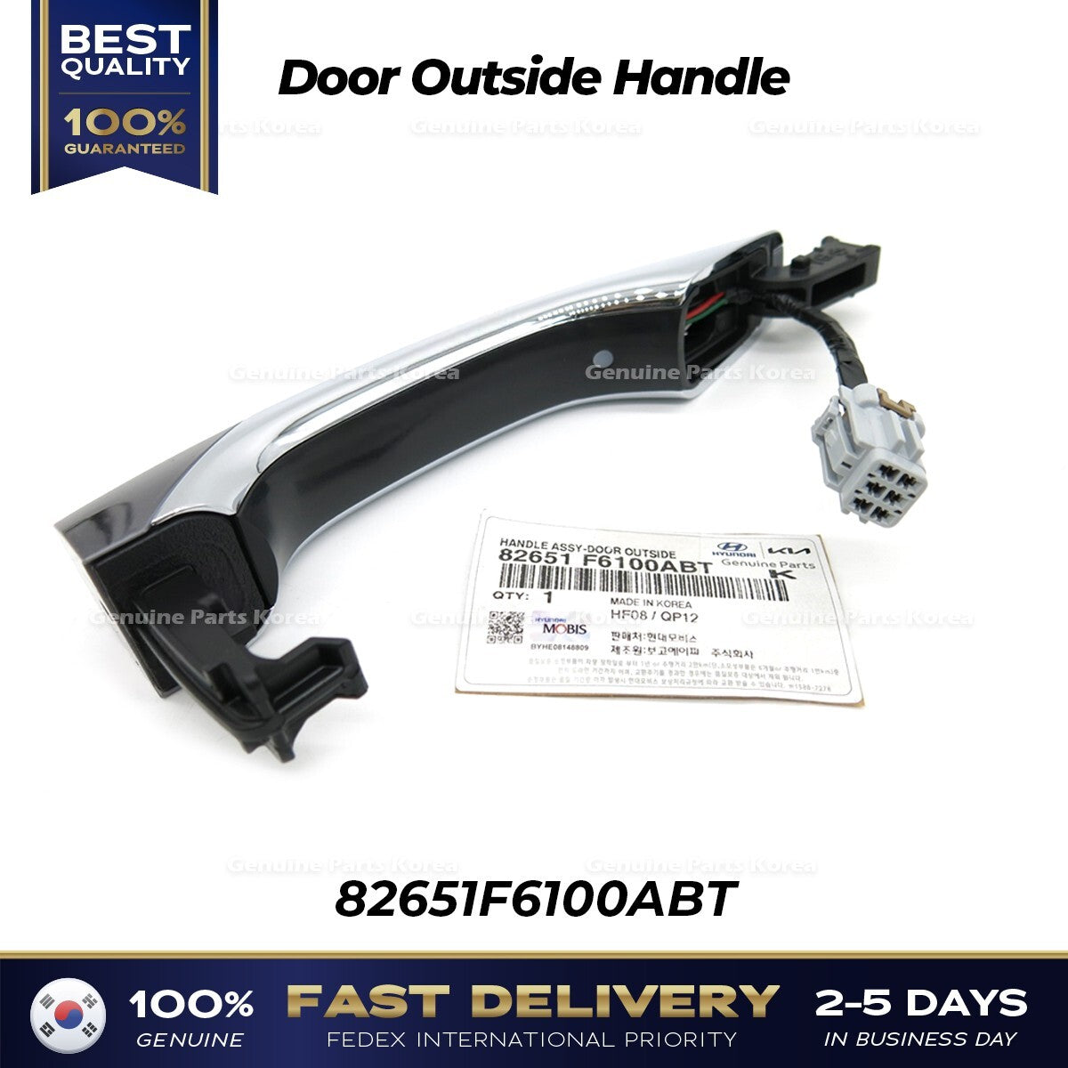 Genuine Door Outside Handle 82651F6100ABT for Kia Cadenza K7