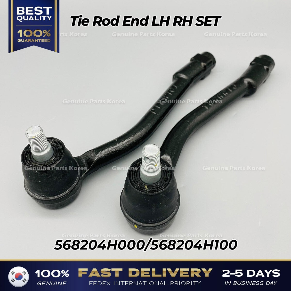 Genuine Tie Rod End LH RH SET 568204H000 568204H100 for Hyundai H1