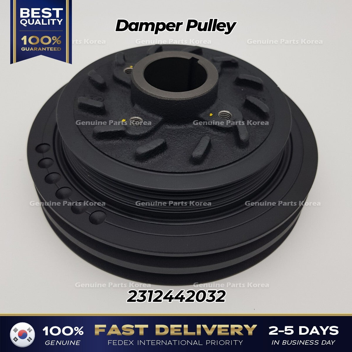 Genuine Damper Pulley 2312442032 for Hyundai H1 H100