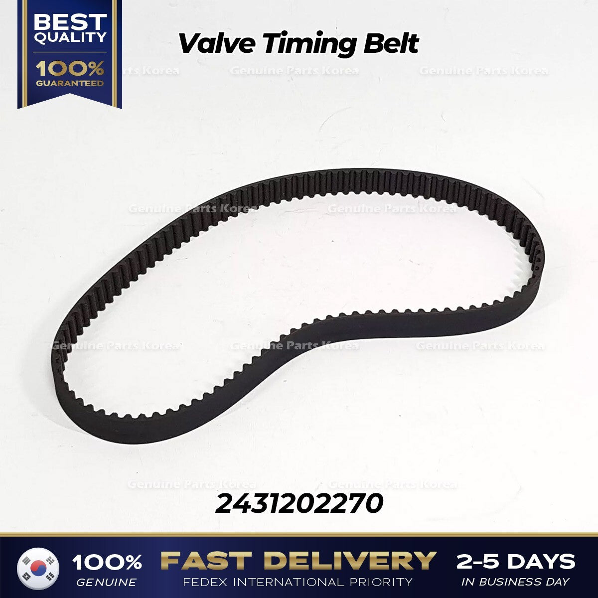 Genuine Valve Timing Belt 2431202270 for Kia Picanto