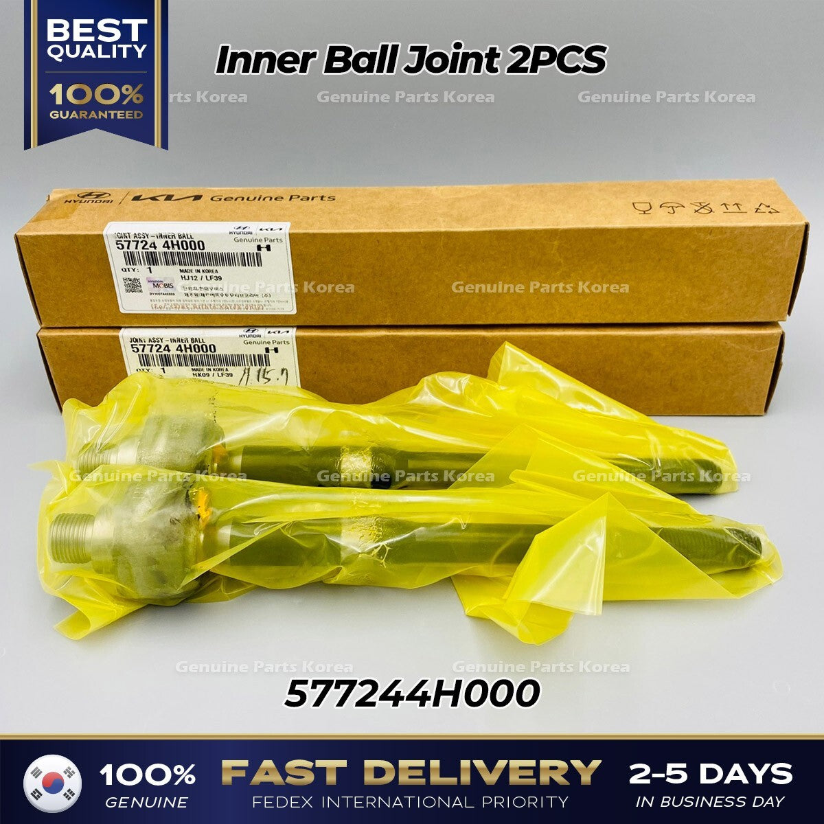 Genuine Inner Ball Joint 2PCS 577244H000 for Hyundai H1 Grand Starex