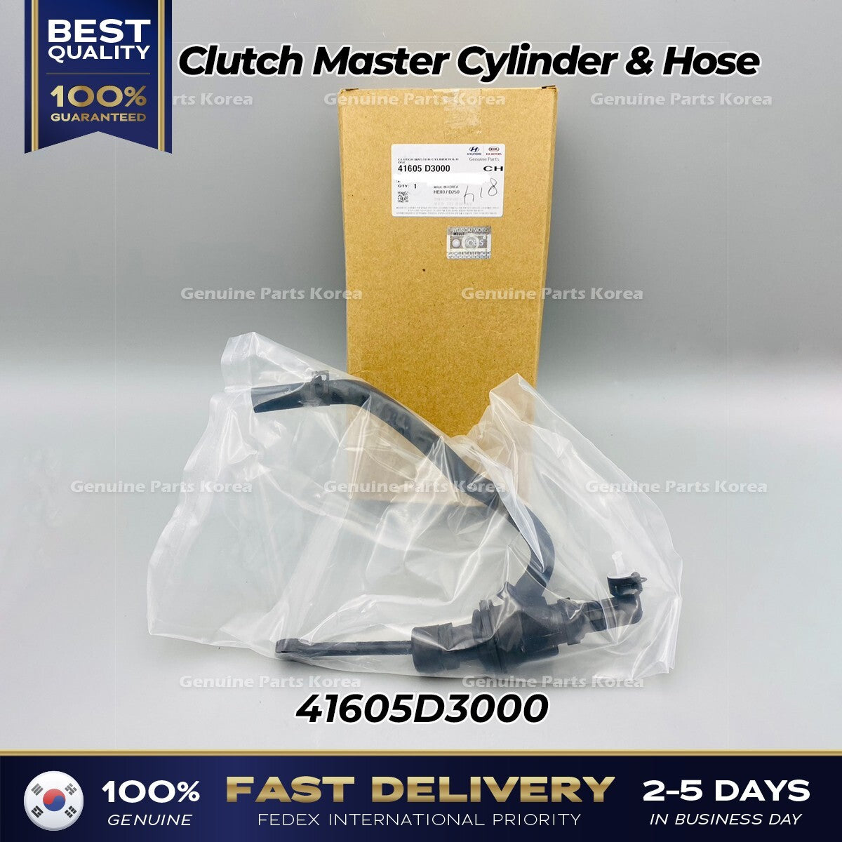 Genuine Clutch Master Cylinder & Hose 41605D3000 for Hyundai Tucson