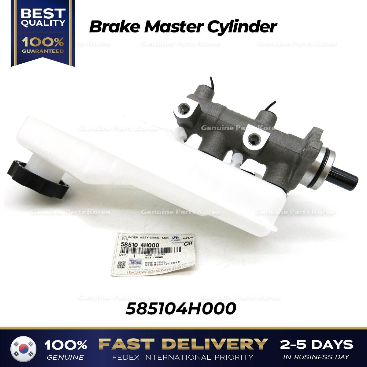 Genuine Brake Master Cylinder 585104H000 for Hyundai H1 Grand Starex