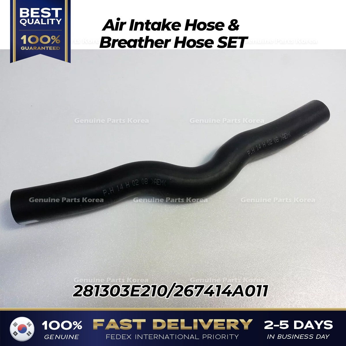 Genuine Air Intake Hose & Breather Hose SET for Kia Sorento