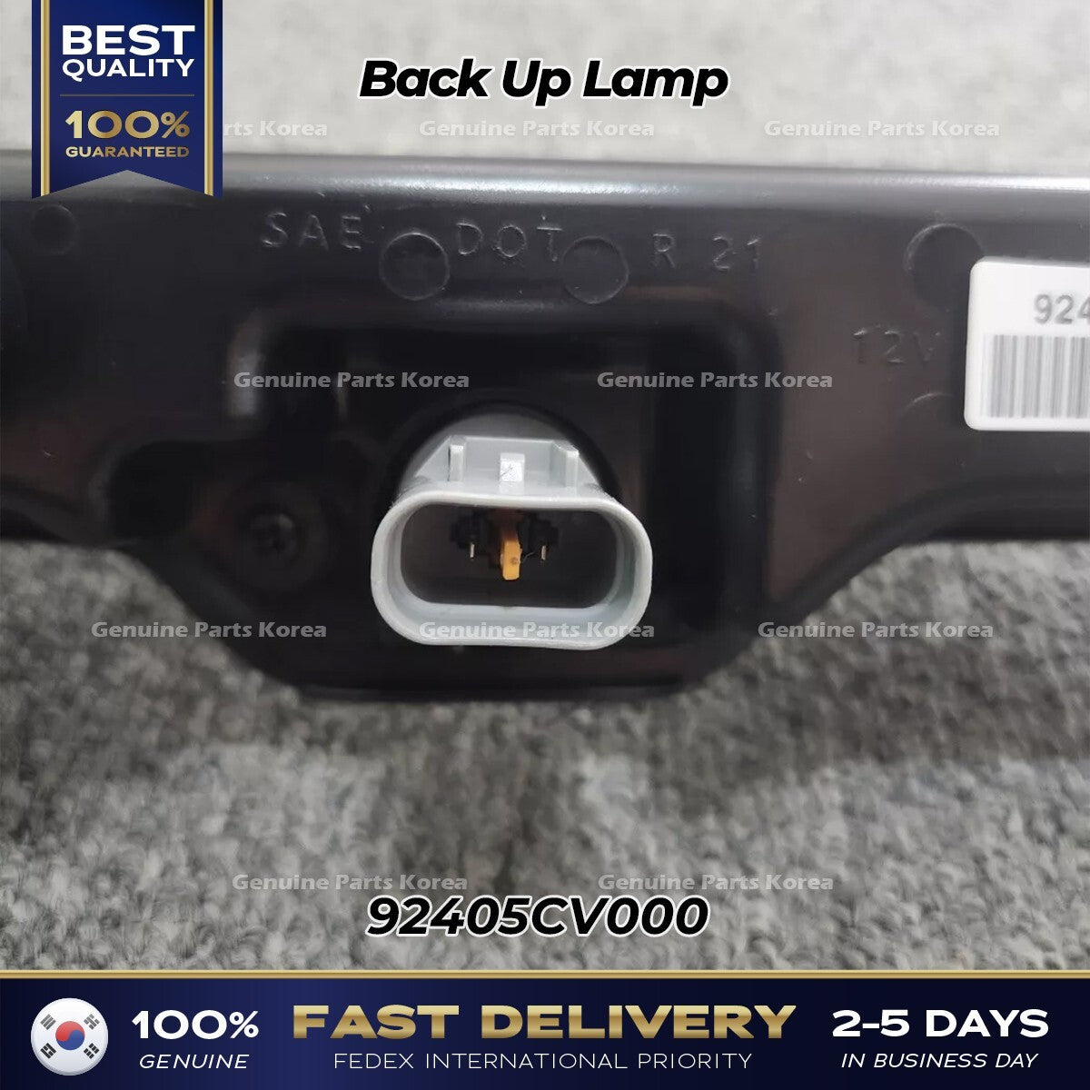 Genuine Back Up Lamp 92405CV000 for Kia EV6