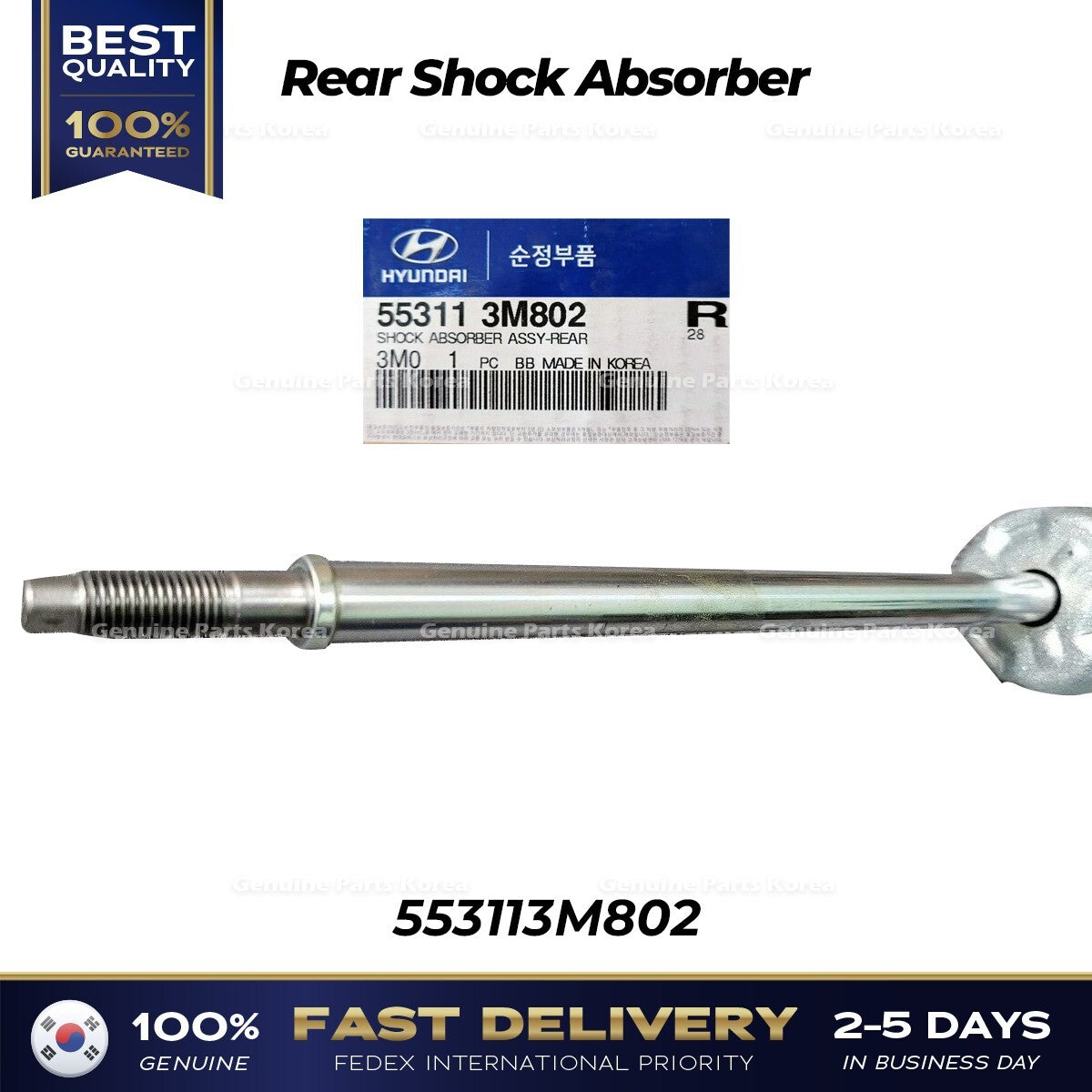 Genuine Rear Shock Absorber 553113M802 for Hyundai Genesis