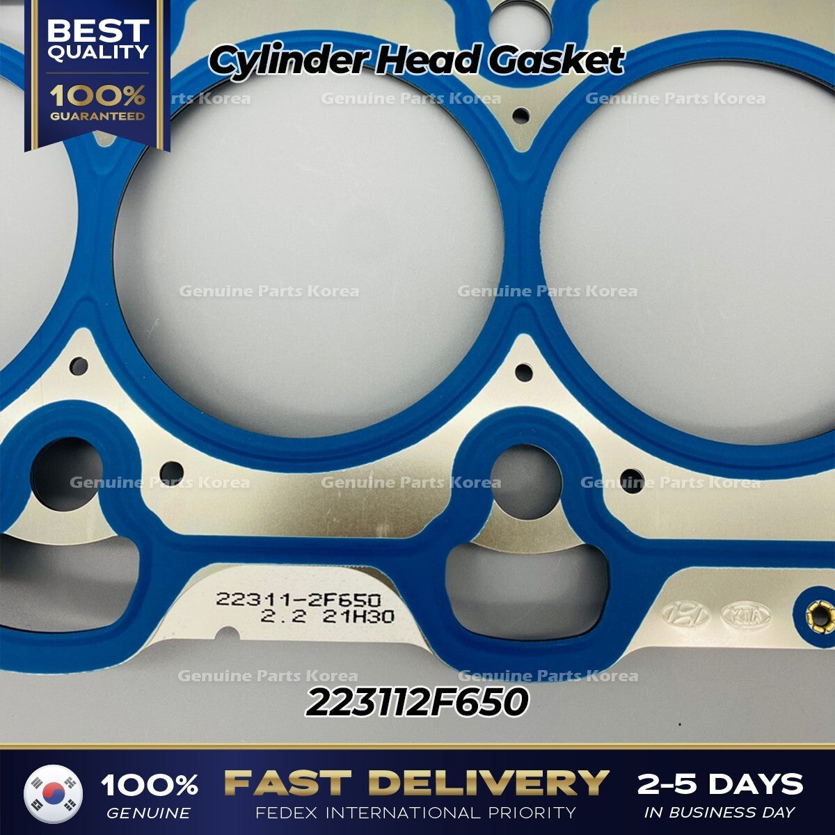 Genuine Cylinder Head Gasket 223112F650 for Hyundai Santa Fe Kia Sorento