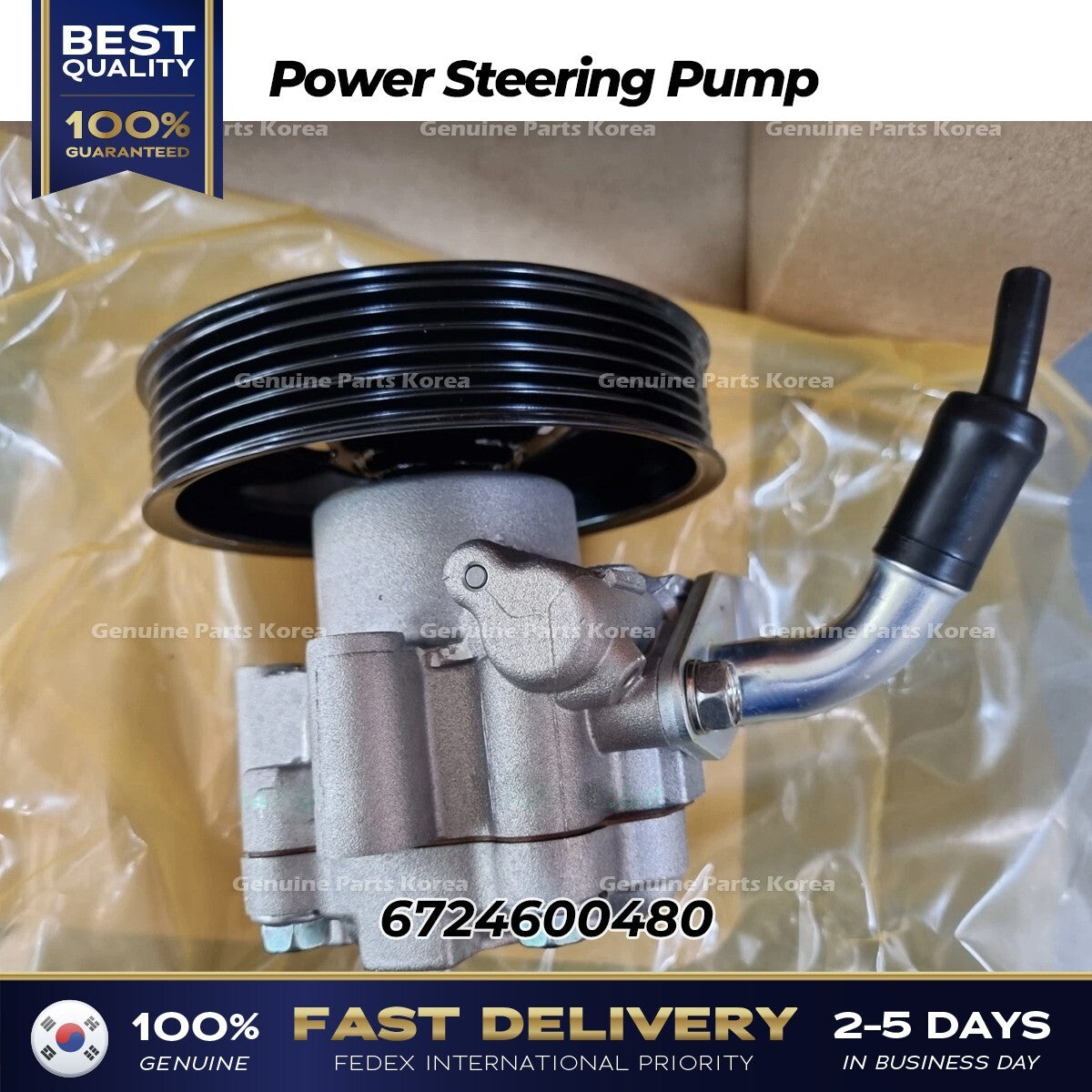 Genuine Power Steering Pump 6724600480 for Ssangyong Rexton G4