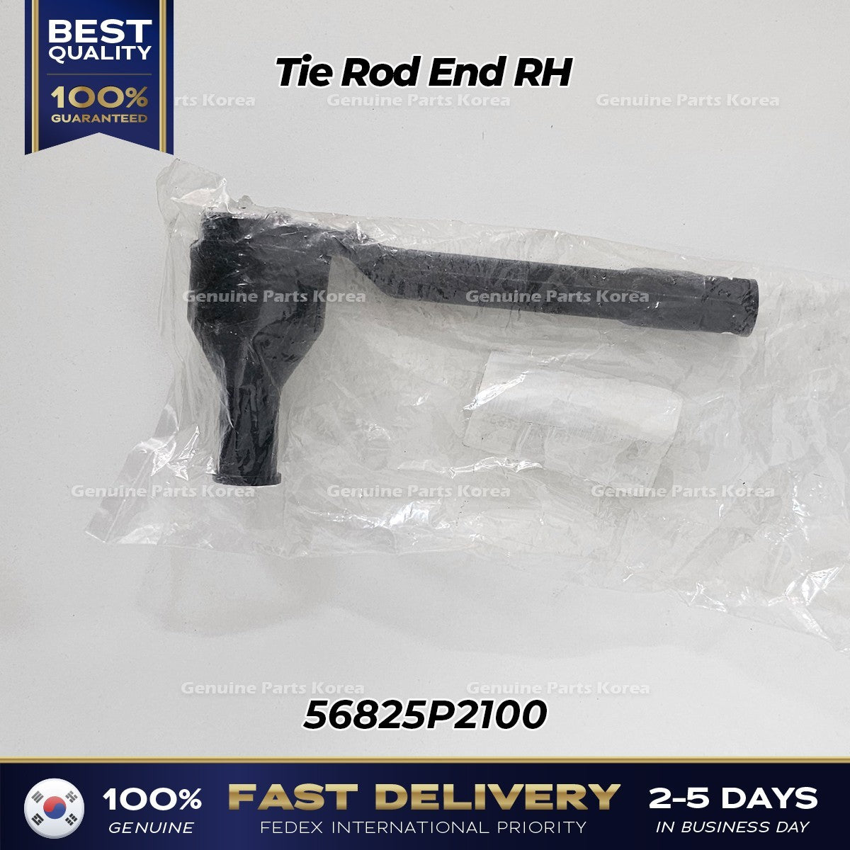 Genuine Tie Rod End RH 56825P2100 for Hyundai Santa Fe Hybrid Kia Sorento