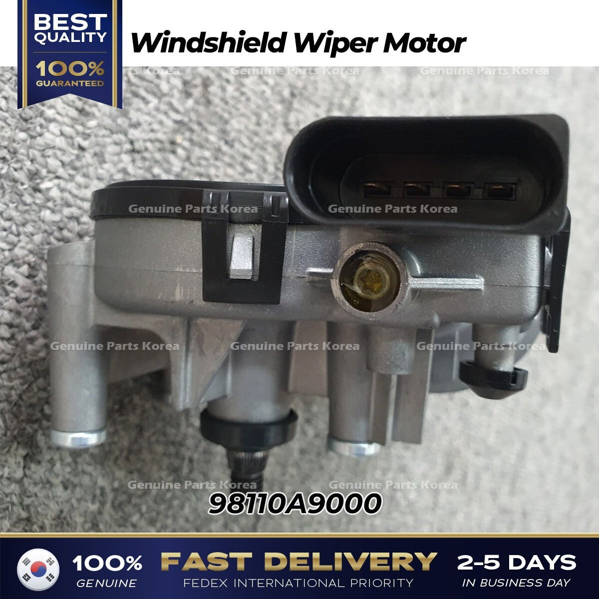 Genuine Windshield Wiper Motor 98110A9000 for Kia Sedona
