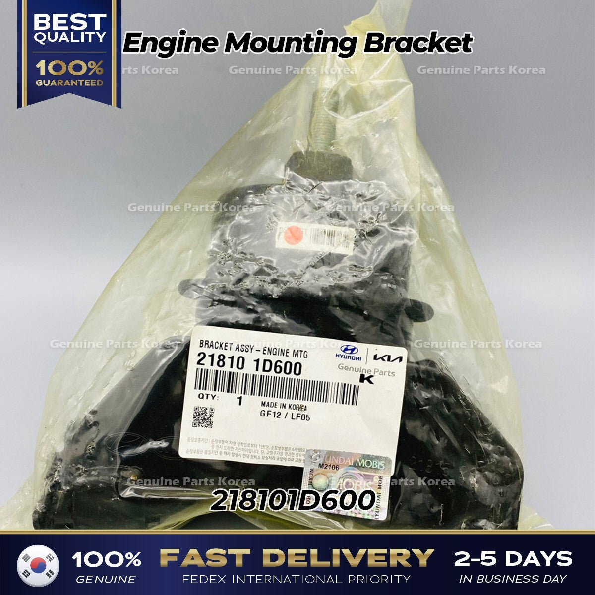 Genuine Engine Mounting Bracket 218101D600 for Kia Carens
