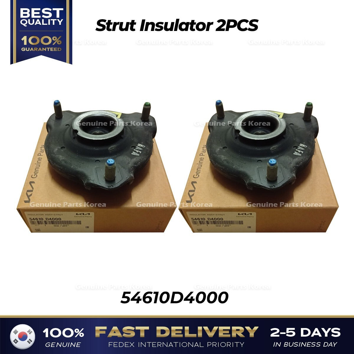 Genuine Strut Insulator 2PCS 54610D4000 for Kia Optima