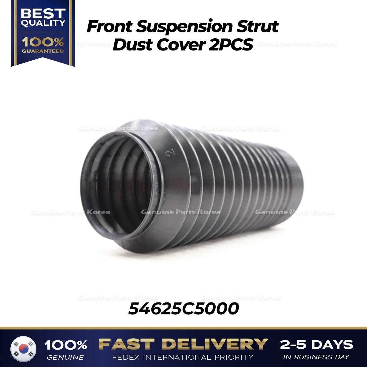 Genuine Front Suspension Strut Dust Cover 2PCS 54625C5000 for Kia Sorento