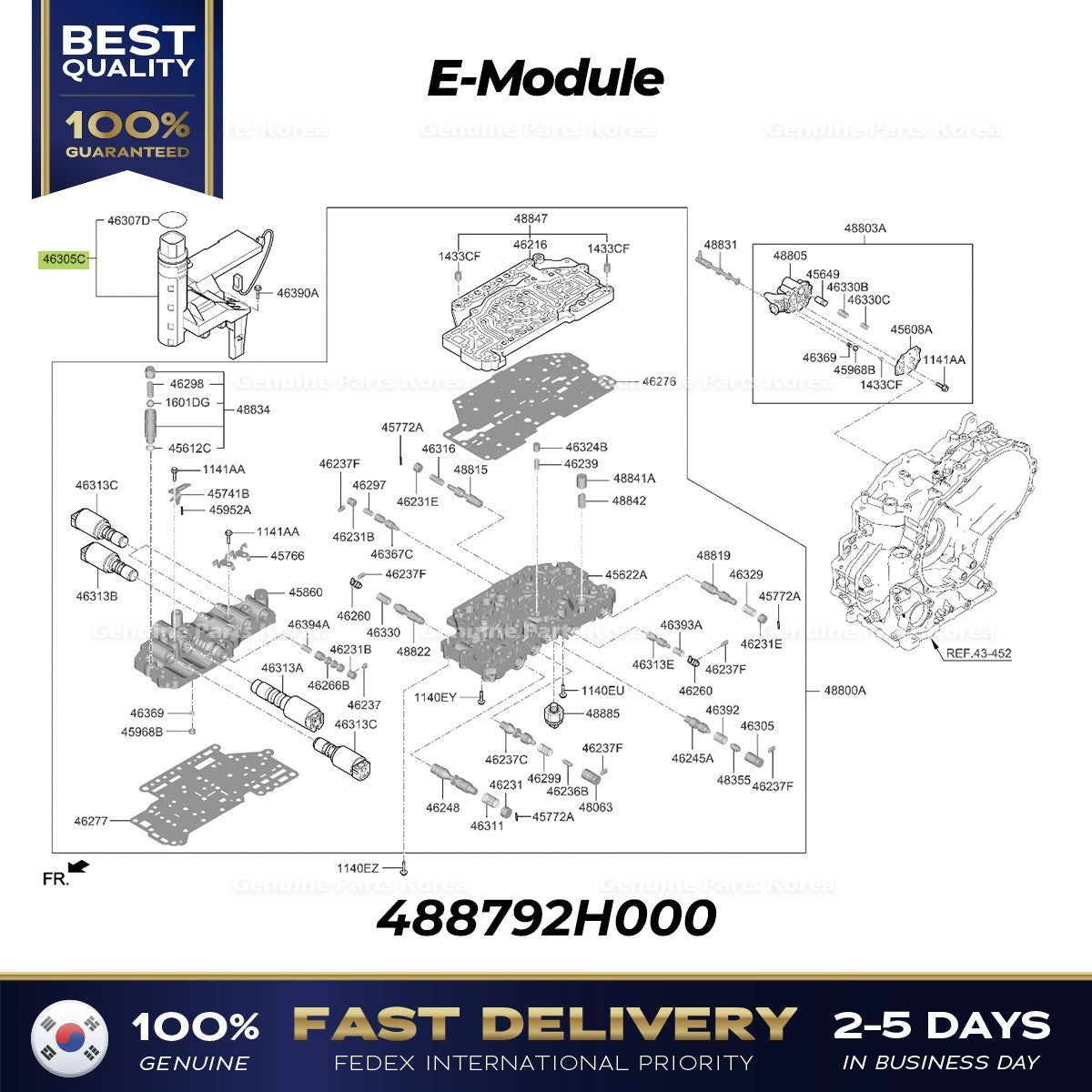 Genuine E-Module 488792H000 for Hyundai Accent Elantra Kia Rio