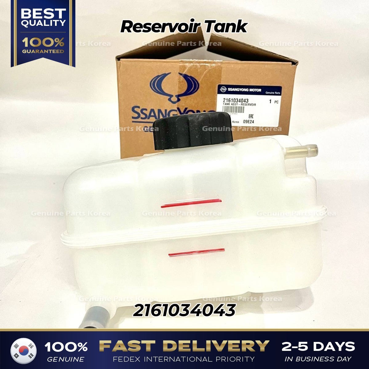 Genuine Reservoir Tank 2161034043 for Ssangyong Korando C