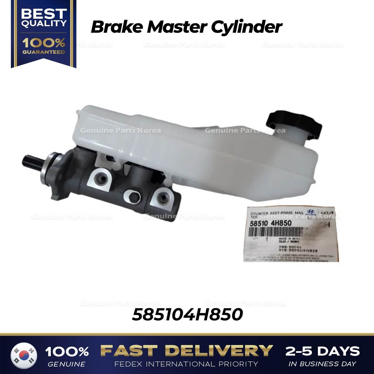 Genuine Brake Master Cylinder 585104H850 for Hyundai H1