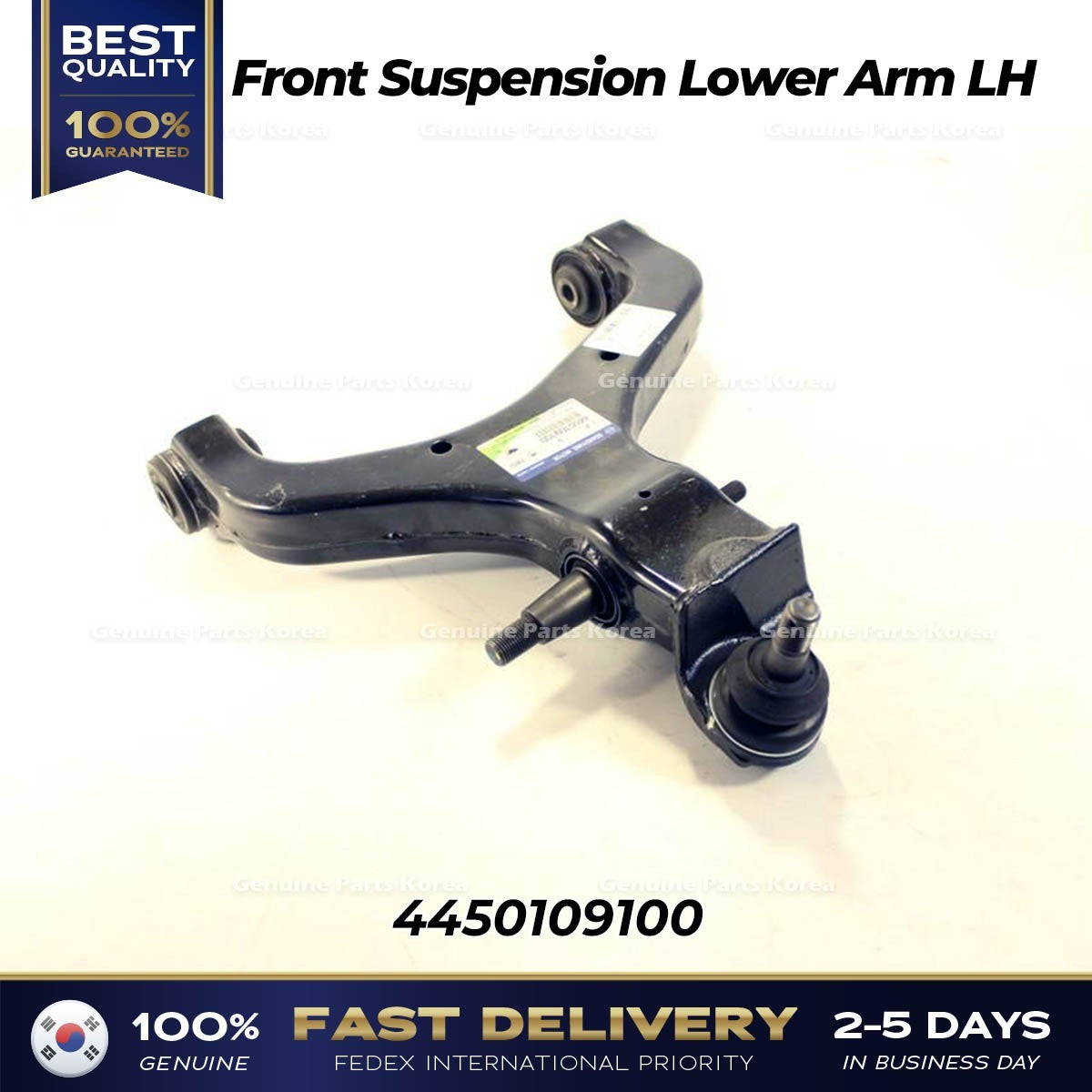 Genuine Front Suspension Lower Arm LH 4450109100 for Ssangyong Rexton