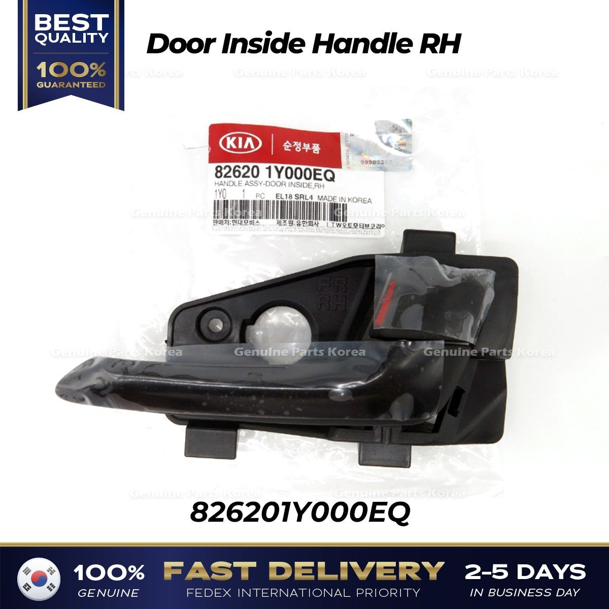 Genuine Door Inside Handle RH 826201Y000EQ for Kia Picanto