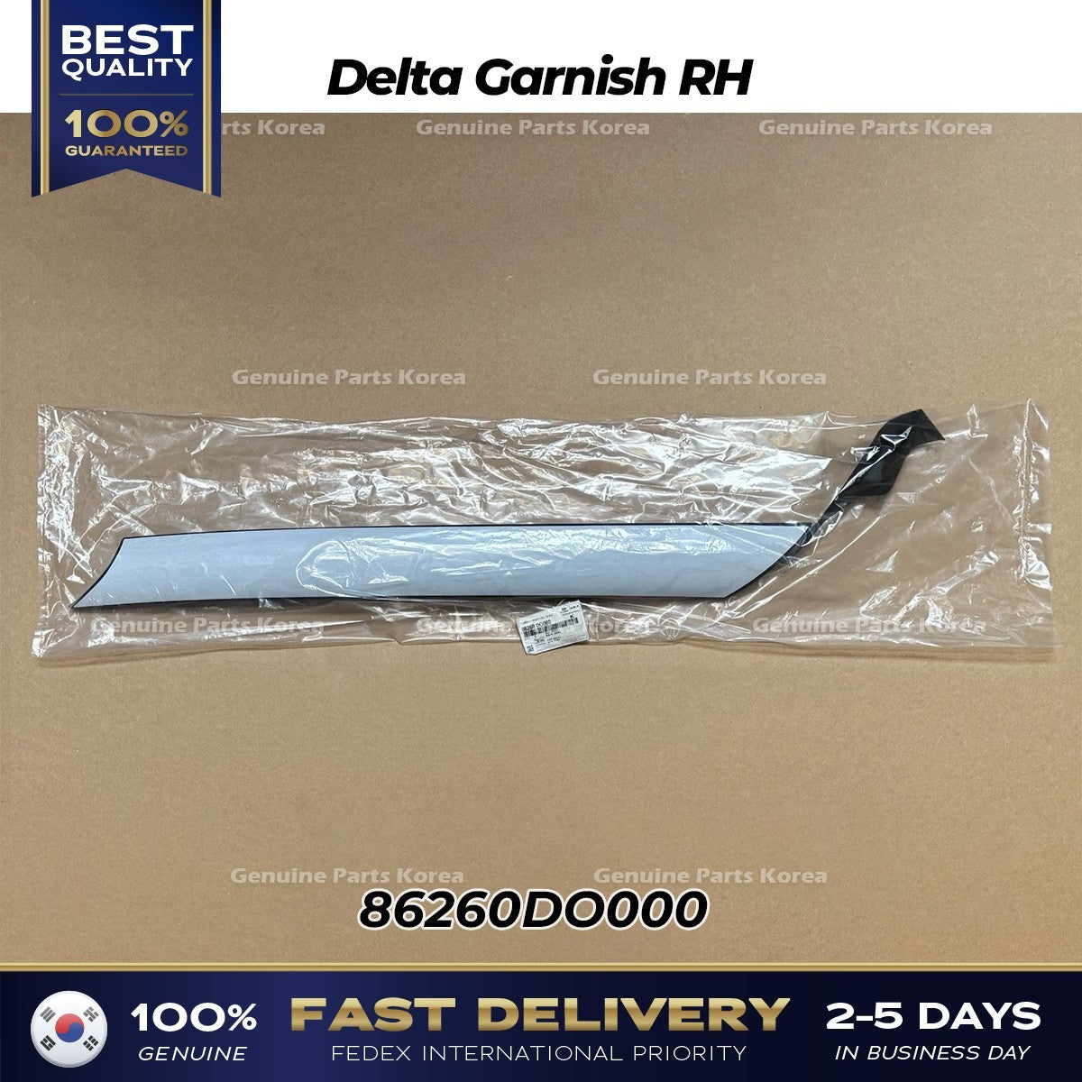 Genuine Delta Garnish RH 86260DO000 for Kia EV9