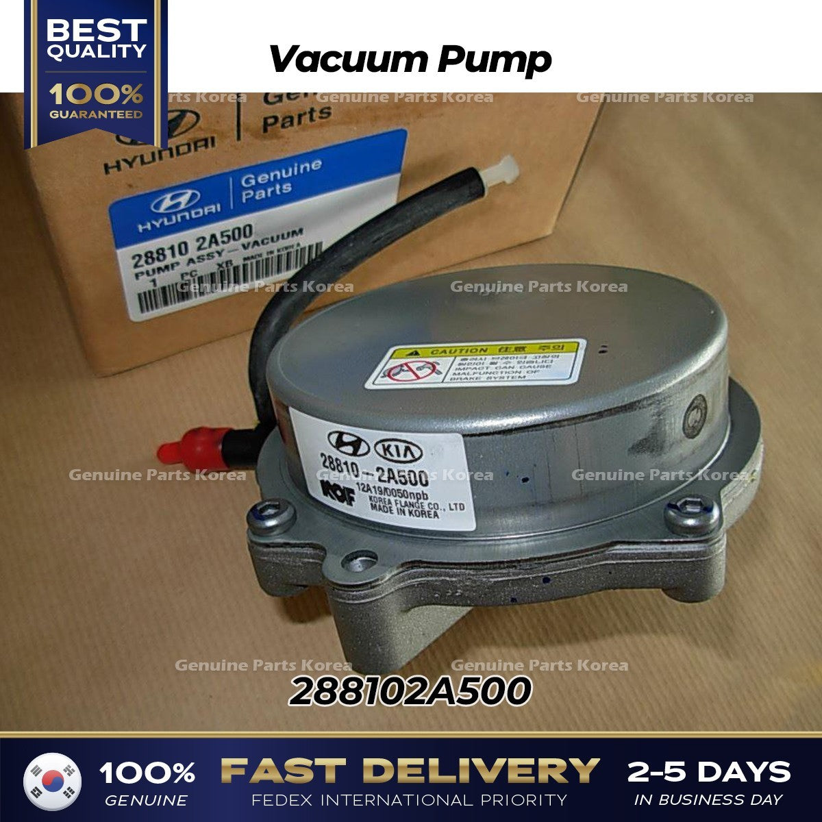 Genuine Vacuum Pump 288102A500 for Hyundai i40 Tucson