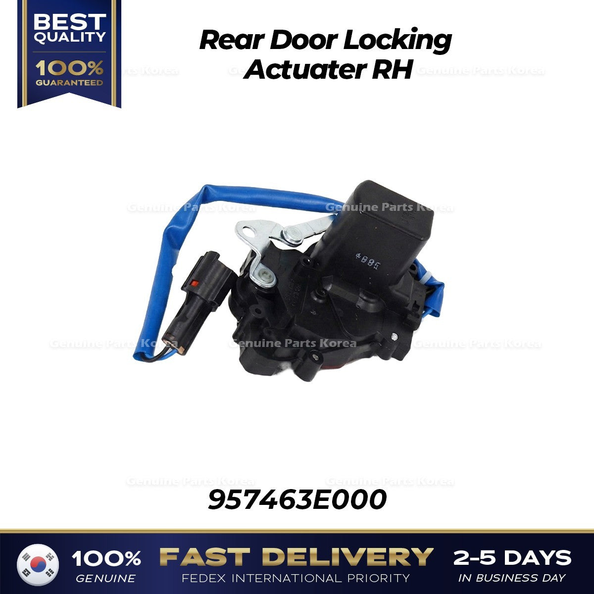 Genuine Rear Door Locking Actuater RH 957463E000 for Kia Sorento