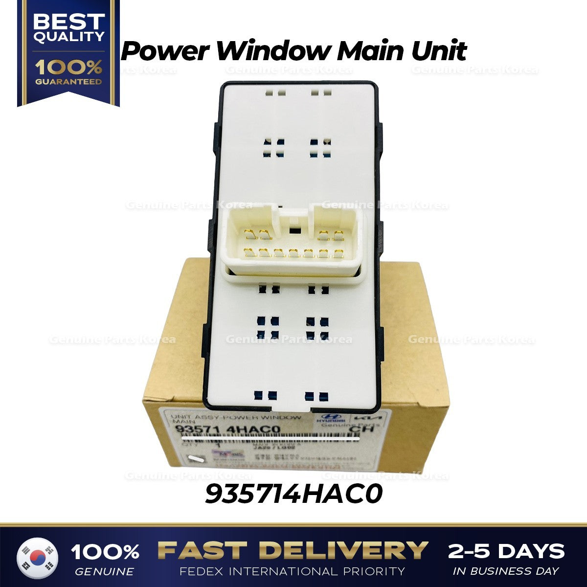 Genuine Power Window Main Unit 935714HAC0 for Hyundai H1 Grand Starex