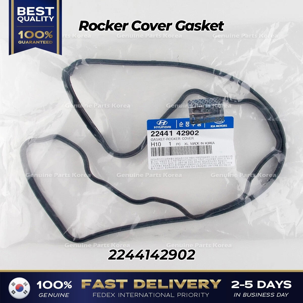 Genuine Rocker Cover Gasket 2244142902 for Hyundai H1 Grand Starex
