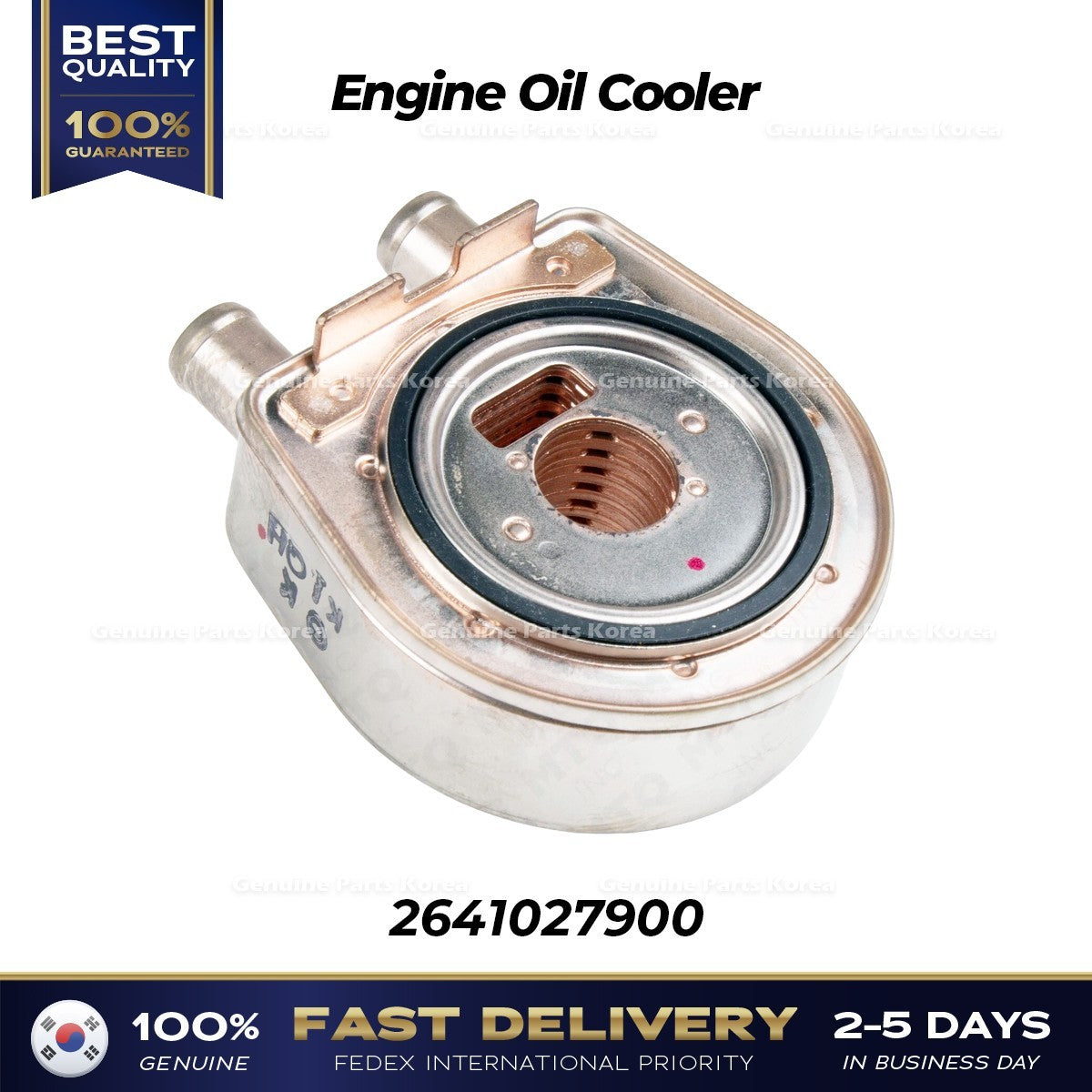 Genuine Engine Oil Cooler 2641027900 for Hyundai Santa Fe Tucson
