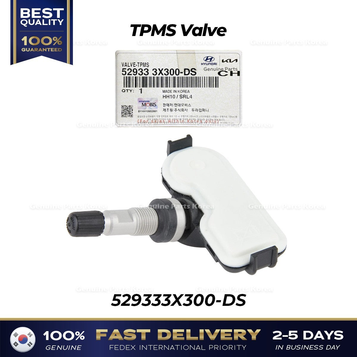 Genuine TPMS Valve 529333X300-DS for Hyundai Elantra Kia Rio
