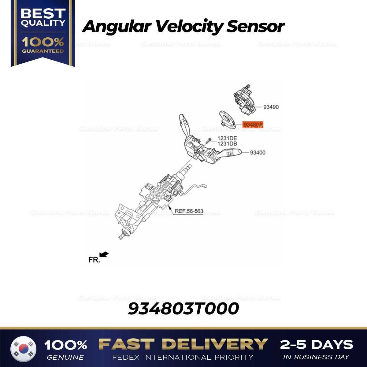 Genuine Angular Velocity Sensor 934803T000 for Kia K900