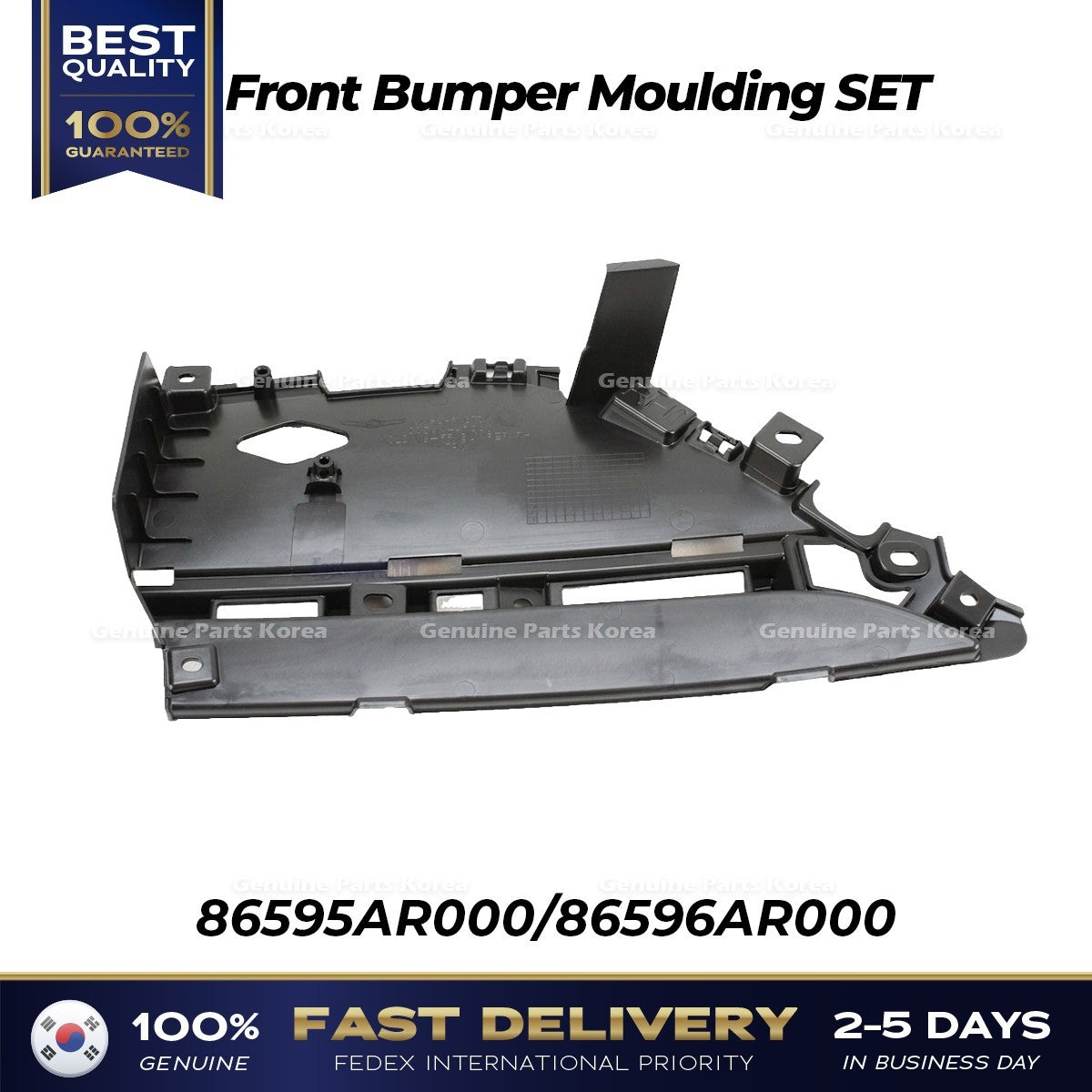 Genuine Front Bumper Moulding SET 86595AR000 86596AR000 for Genesis GV70