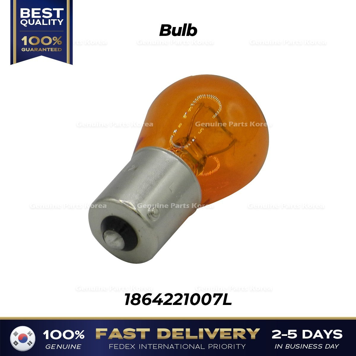 Genuine Bulb 1864221007L for Hyundai Kia