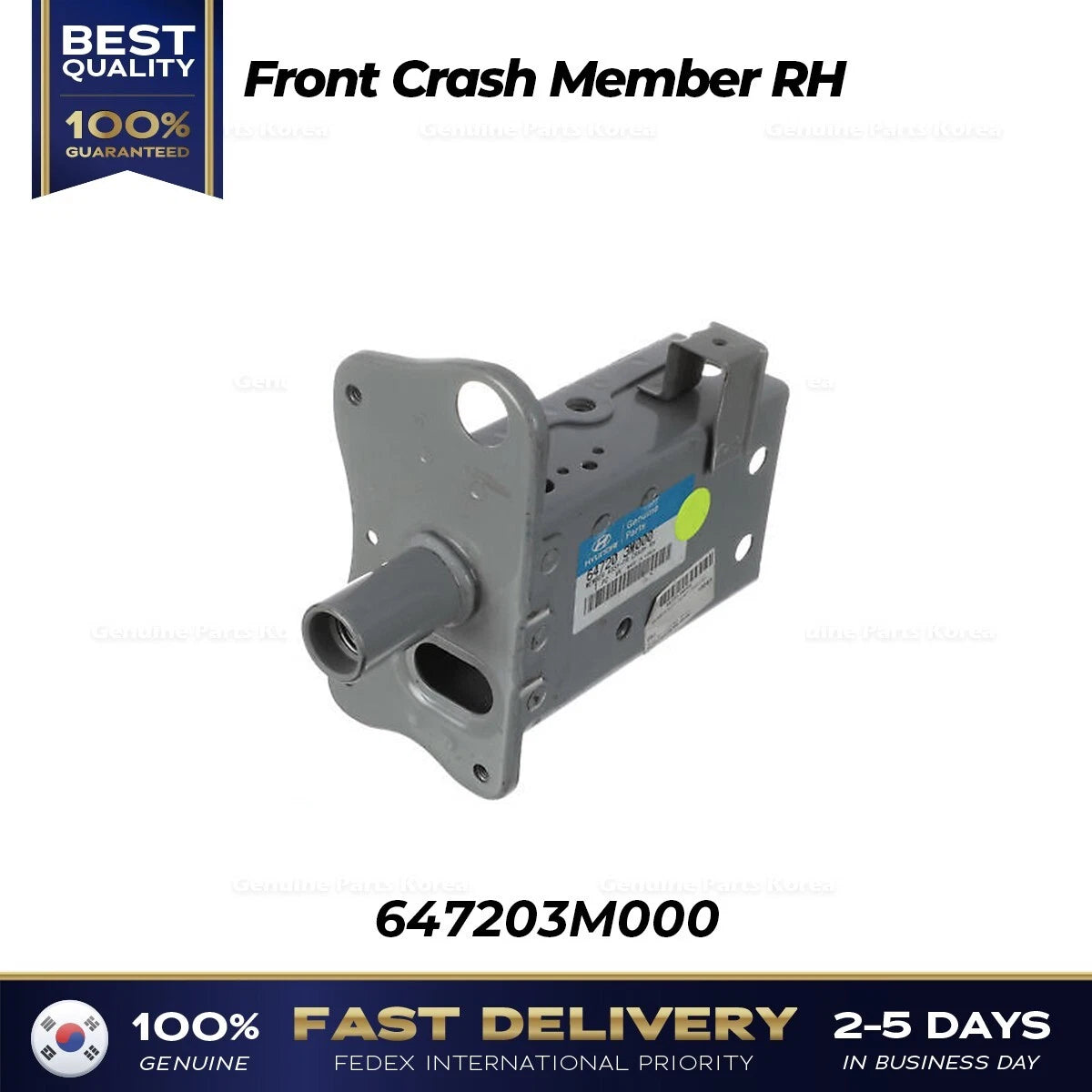 ⭐Genuine⭐ Front Crash Member RH 647203M000 for Hyundai Genesis