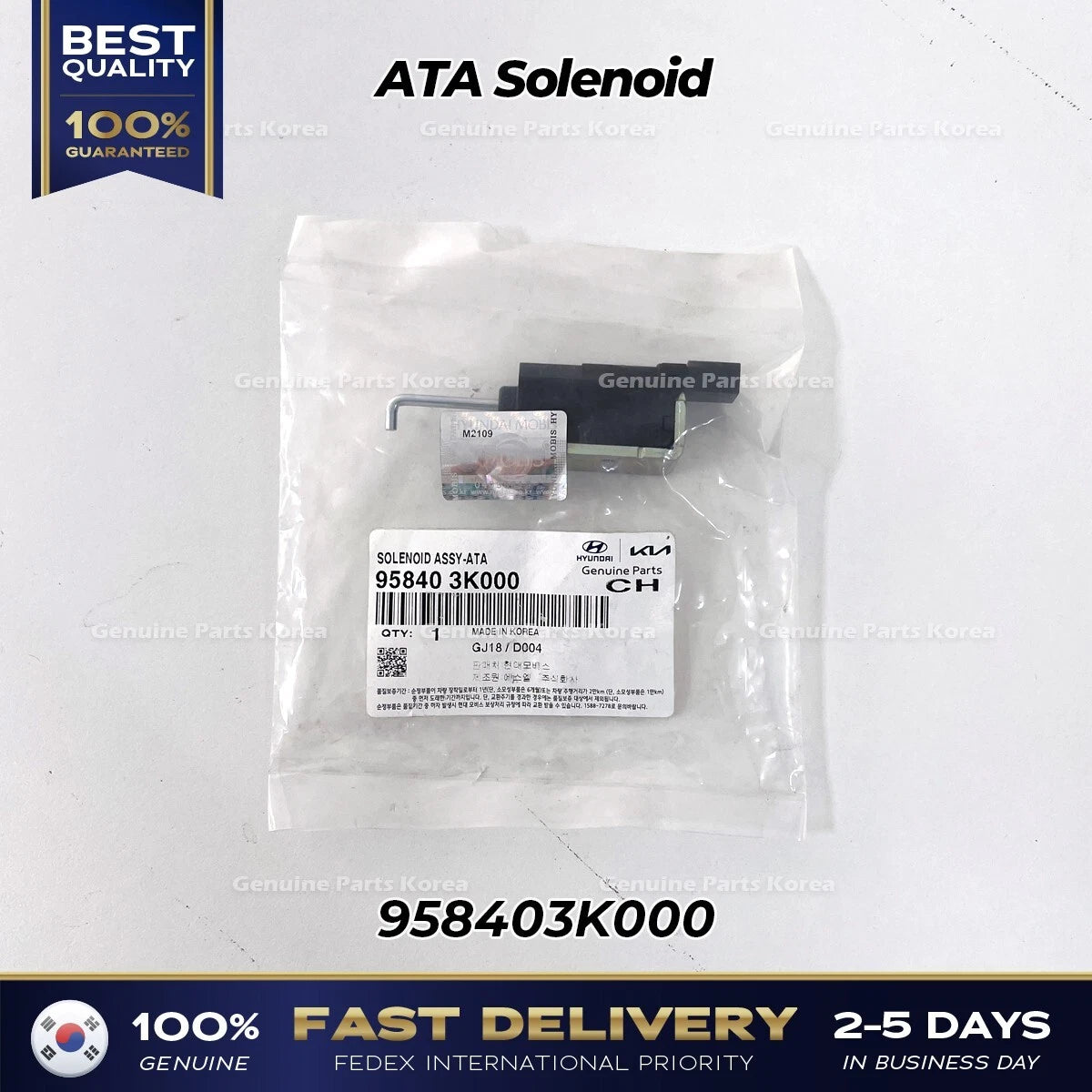 ⭐Genuine⭐ ATA Solenoid 958403K000 for Hyundai Azera Entourage Kia Amanti Sedona