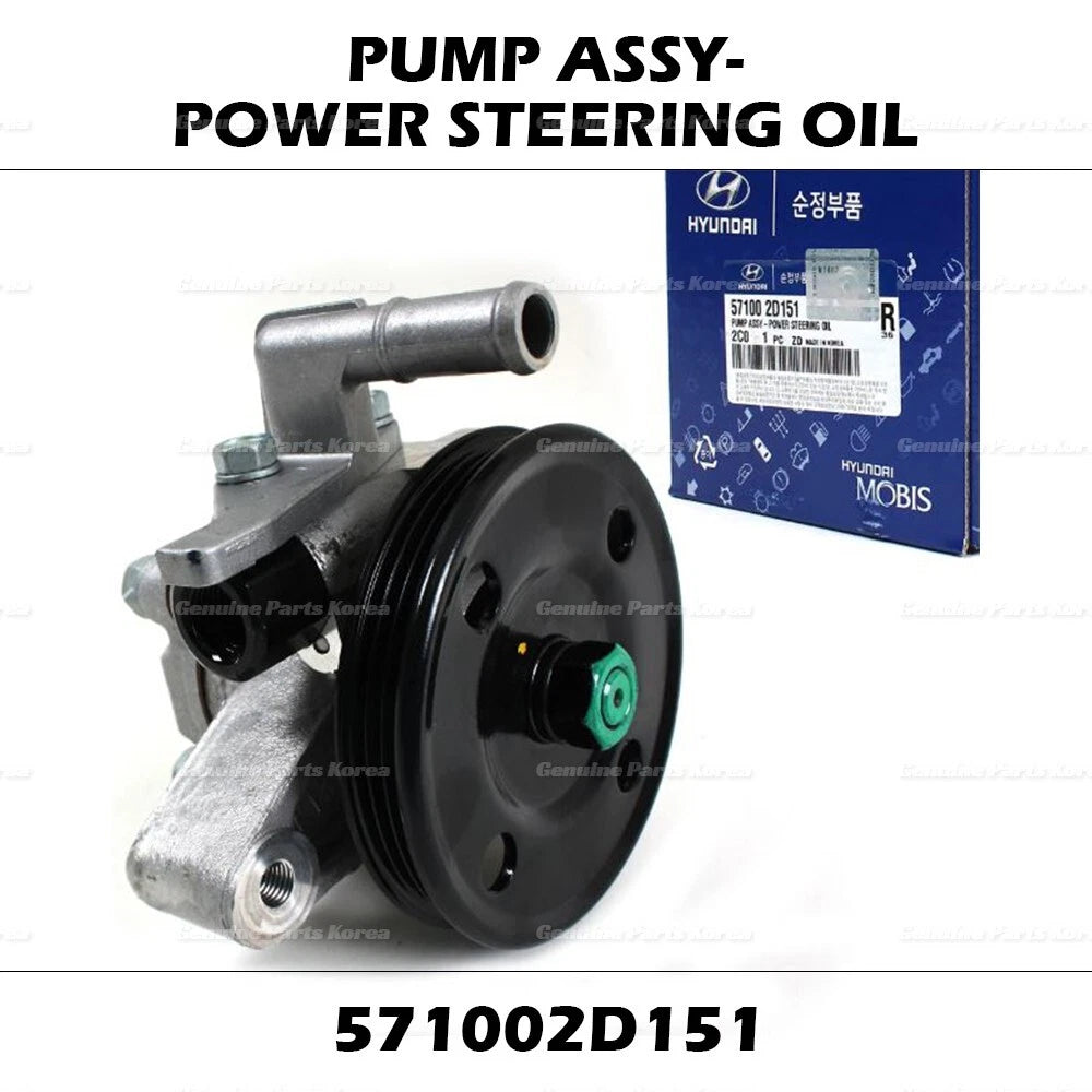⭐Genuine⭐ Power Steering Pump 571002D151 for Hyundai Elantra 01-06 Tiburon 03-08