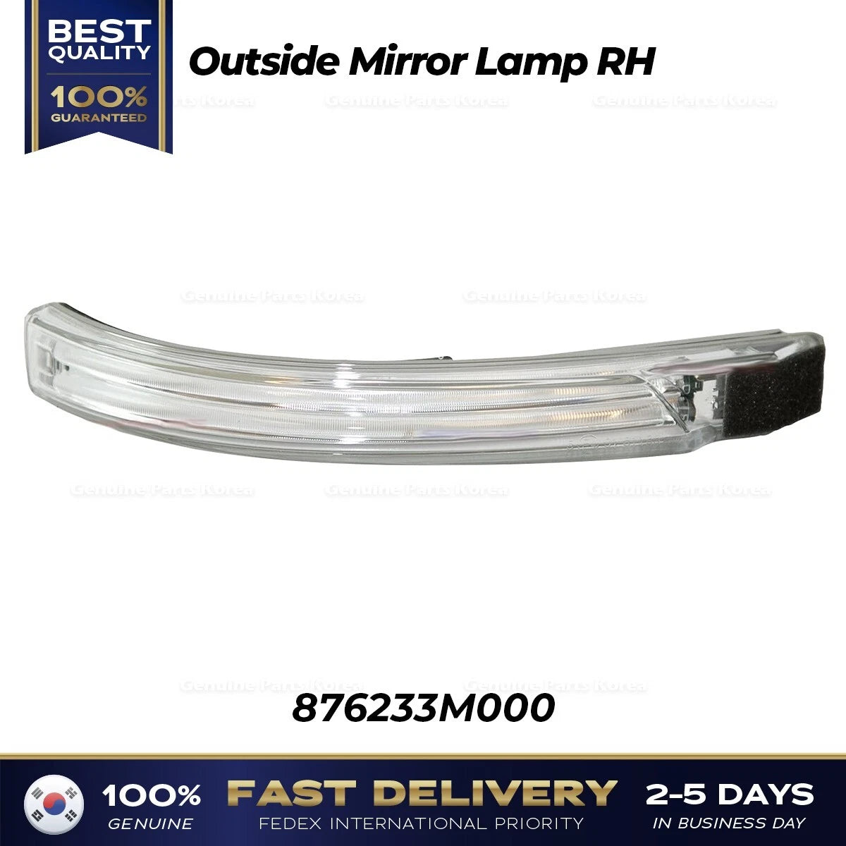 ⭐Genuine⭐ Outside Mirror Lamp RH 876233M000 for Hyundai Equus Genesis