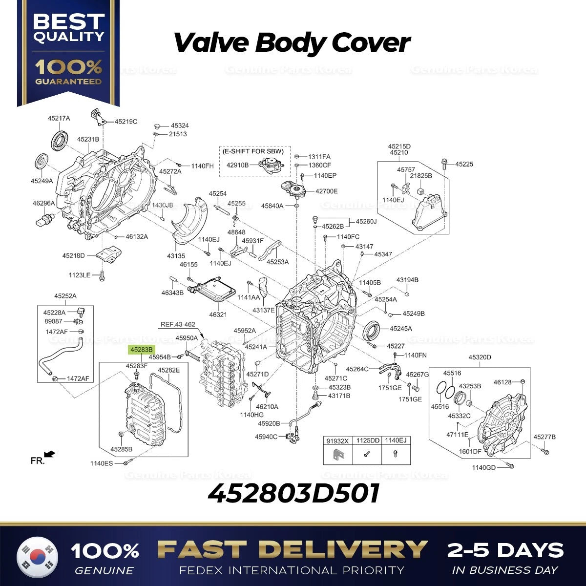 ⭐Genuine⭐ Valve Body Cover 452803D501 for Hyundai Tucson Kia Sorento